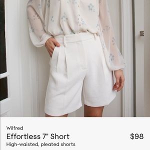 Aritzia Birch Effortless Shorts